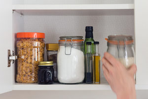 clean your pantry to get rid of moths